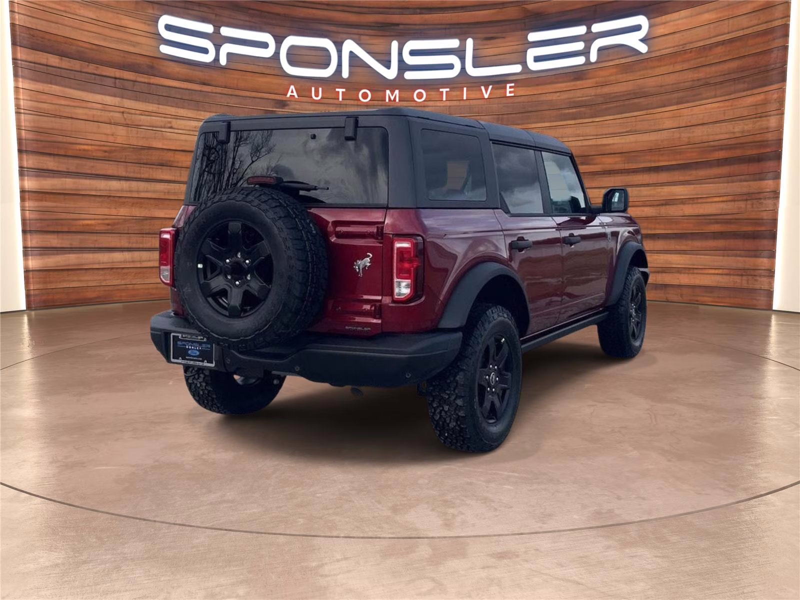 2025 Ruby Red Metallic Tinted Clearcoat Ford Bronco Big Bend 4X4 SUV