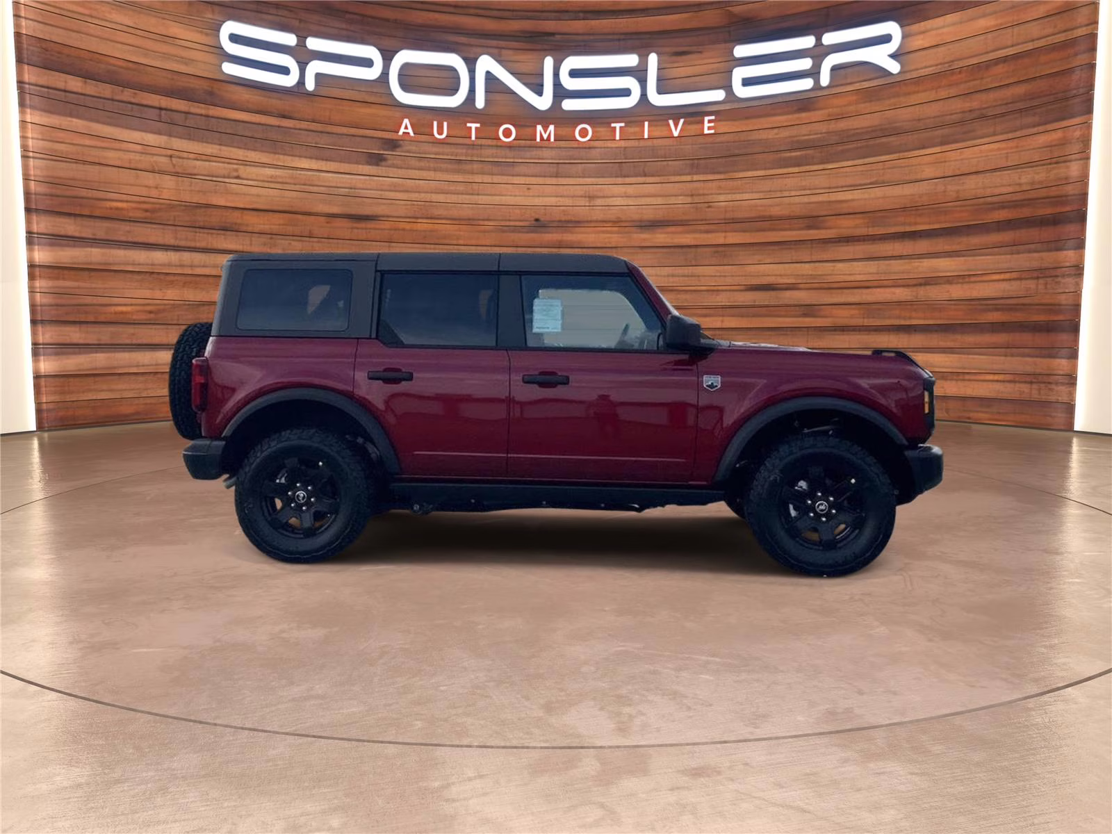 2025 Ruby Red Metallic Tinted Clearcoat Ford Bronco Big Bend 4X4 SUV