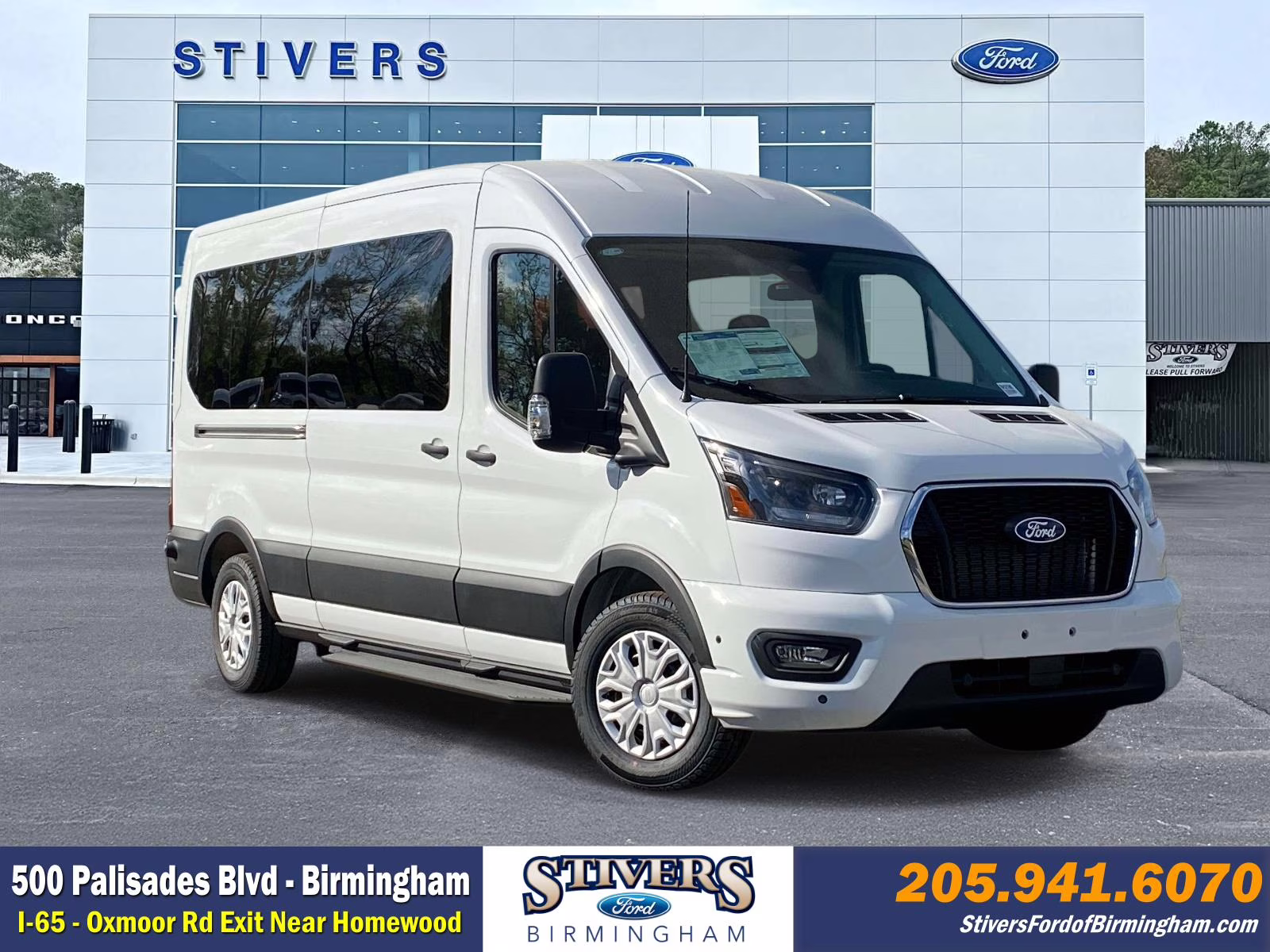 2026 Oxford White Ford Transit-350 XLT RWD Crossover