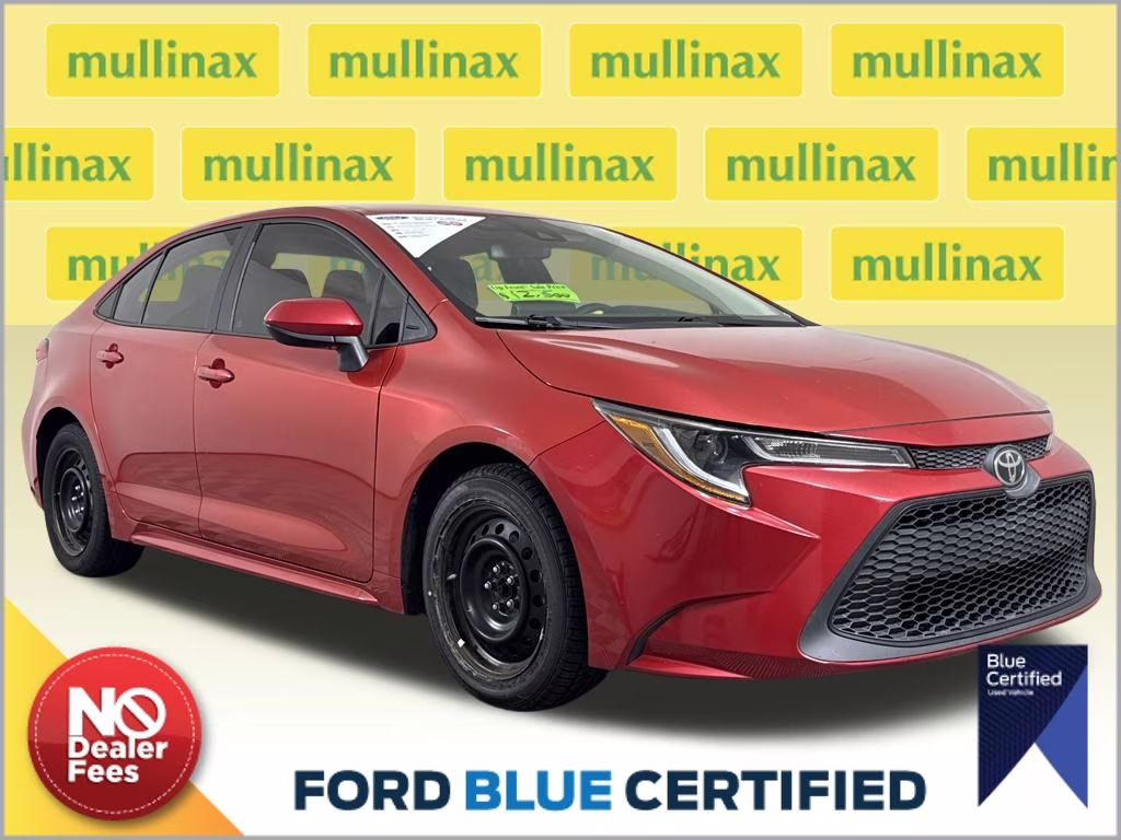 2020 Barcelona Red Metallic Toyota Corolla LE FWD Sedan