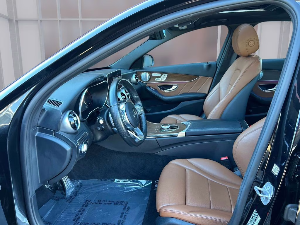 2021 Black Mercedes-Benz C-Class C 300 AWD Sedan