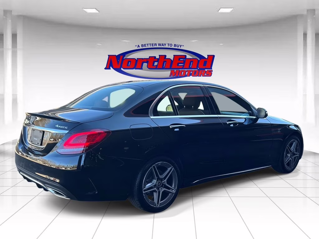 2021 Black Mercedes-Benz C-Class C 300 AWD Sedan