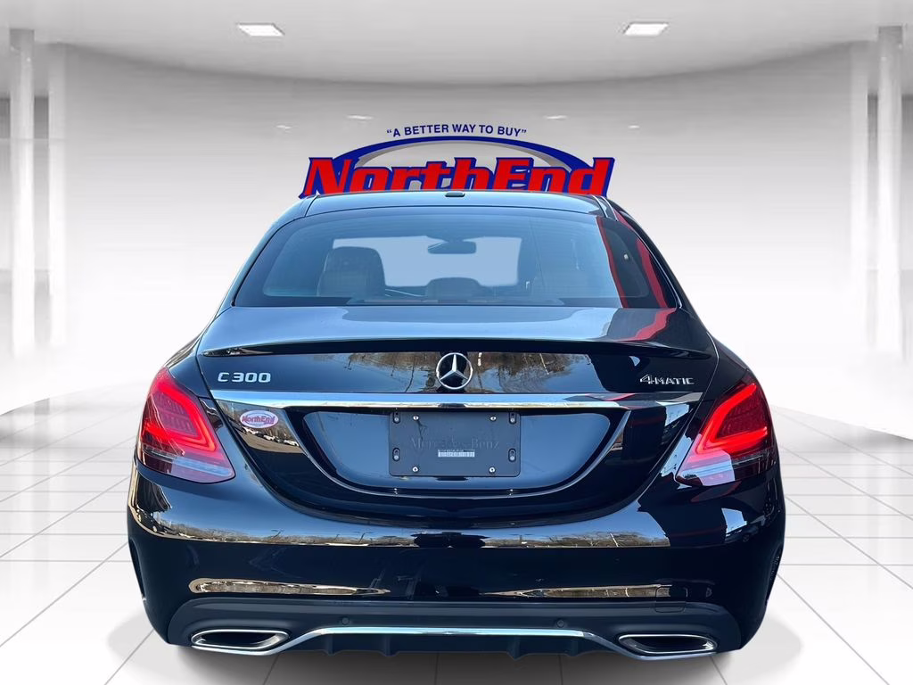 2021 Black Mercedes-Benz C-Class C 300 AWD Sedan