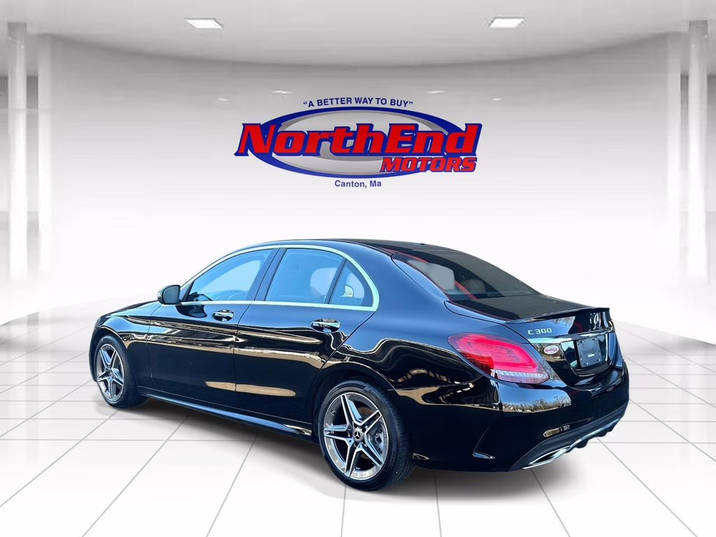 2021 Black Mercedes-Benz C-Class C 300 AWD Sedan