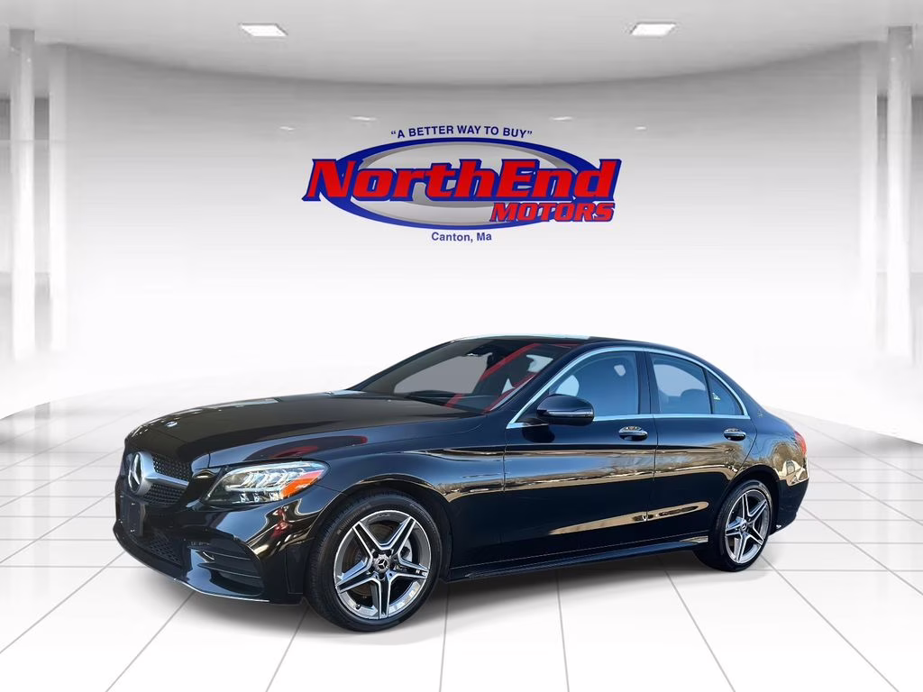 2021 Black Mercedes-Benz C-Class C 300 AWD Sedan