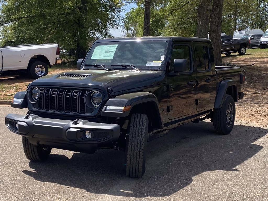 2026 Black Clearcoat Jeep Gladiator Sport S 4X4 Truck