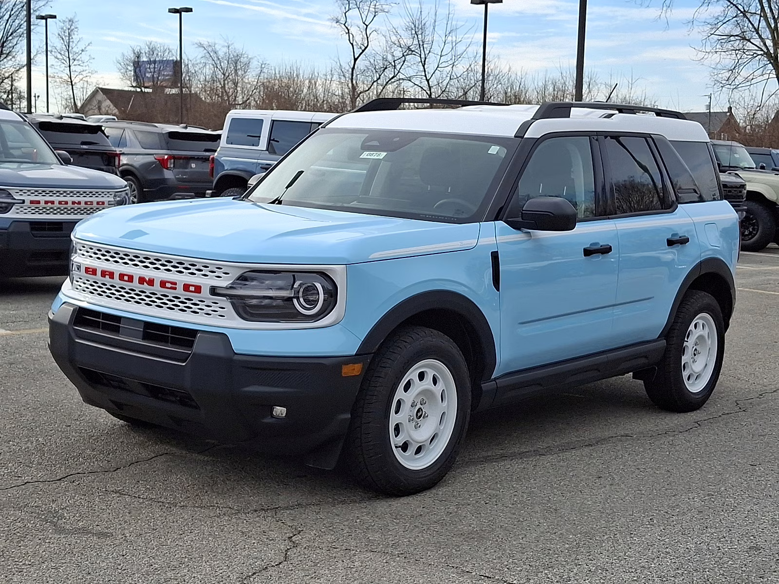 2026 Robins Egg Blue - CW Ford Bronco Sport Heritage 4X4