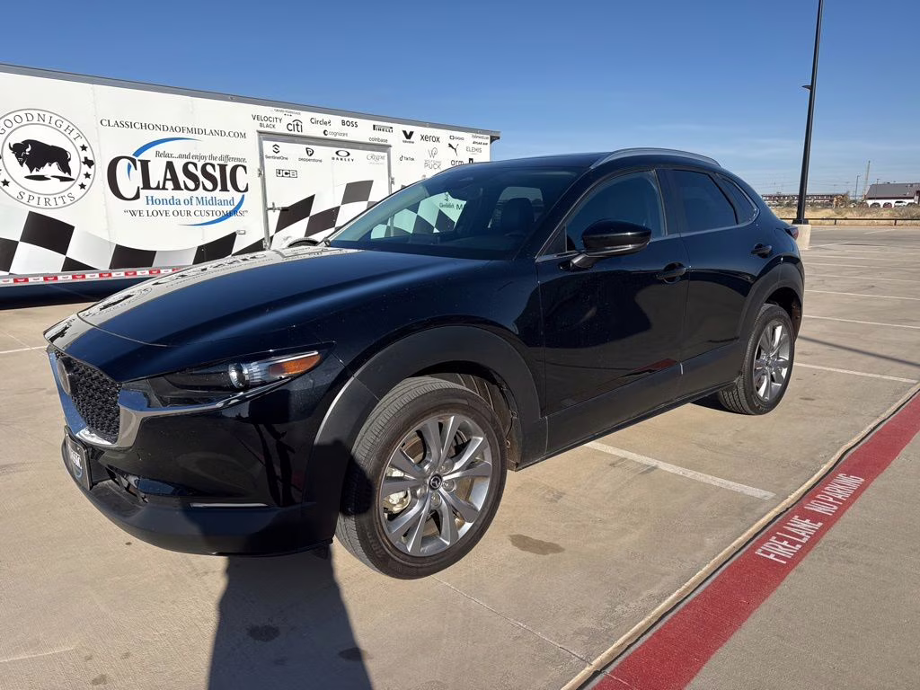 2025 Jet Black Mica Mazda CX-30 2.5 S Preferred Package AWD SUV