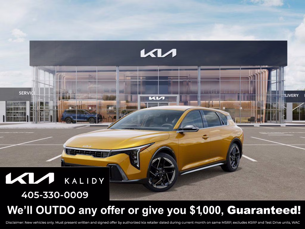 2026 Sparkling Yellow Kia K4 GT-Line FWD Hatchback