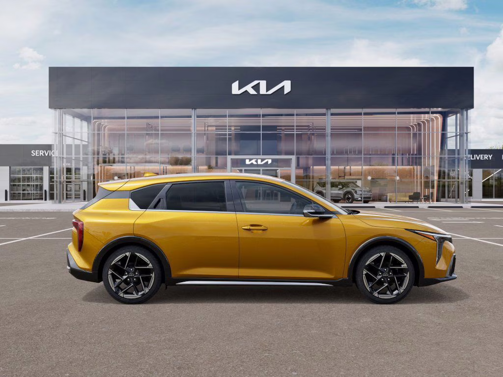 2026 Sparkling Yellow Kia K4 GT-Line FWD Hatchback