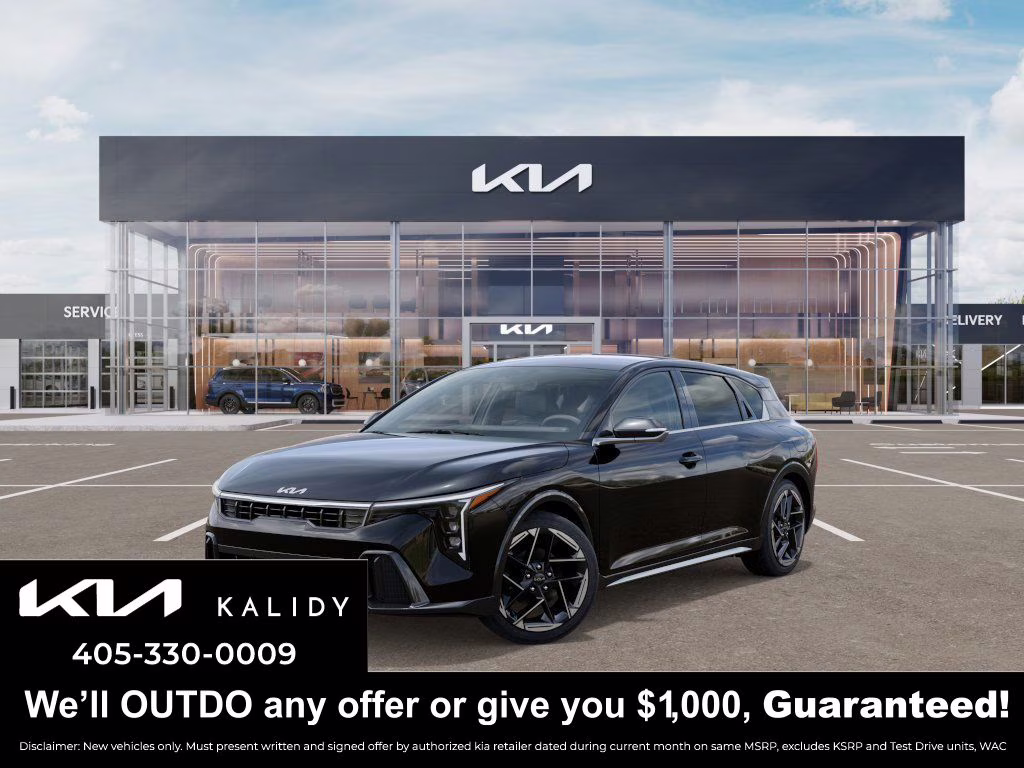 2026 Aurora Black Pearl Kia K4 GT-Line FWD Hatchback