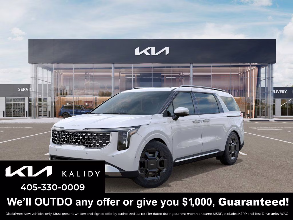 2026 Snow White Pearl Kia Carnival SX FWD Van