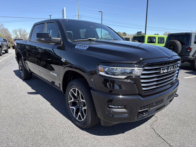 2026 Diamond Black Crystal Pearlcoat Ram 1500 Laramie 4X4 Truck