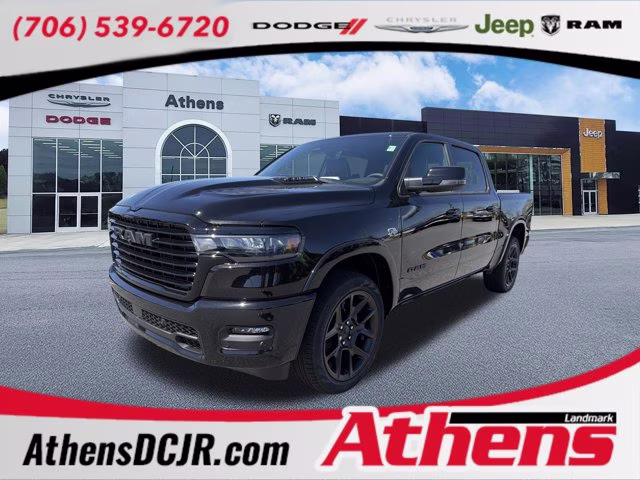 2026 Diamond Black Crystal Pearlcoat Ram 1500 Laramie 4X4 Truck