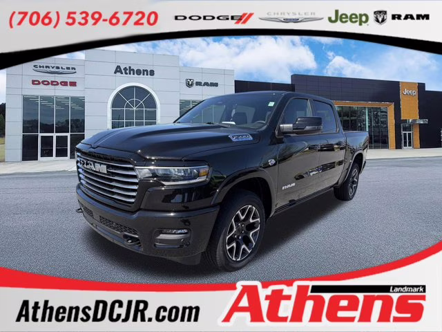 2026 Diamond Black Crystal Pearlcoat Ram 1500 Laramie 4X4 Truck