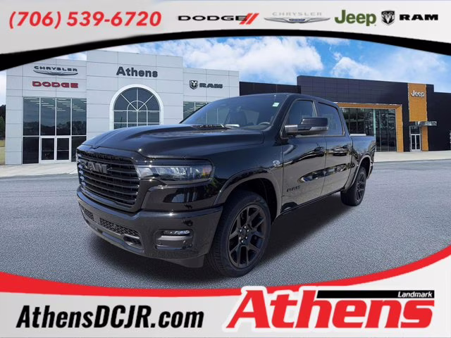2026 Diamond Black Crystal Pearlcoat Ram 1500 Laramie 4X4 Truck