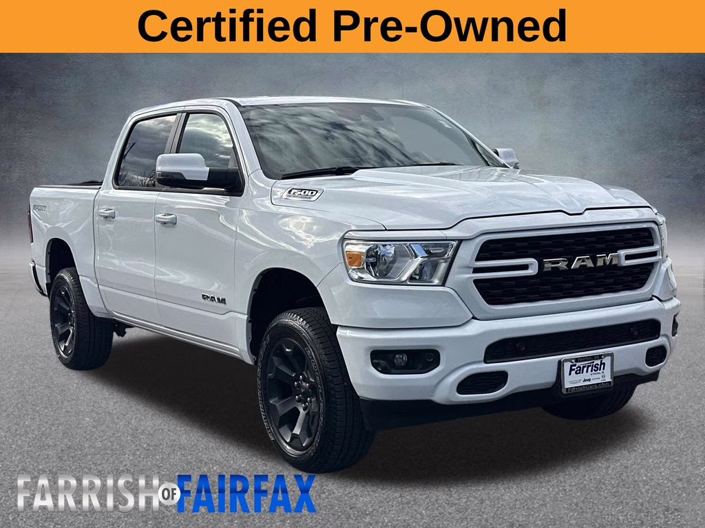 2023 Bright White Clearcoat Ram 1500 Big Horn/Lone Star 4X4 Truck
