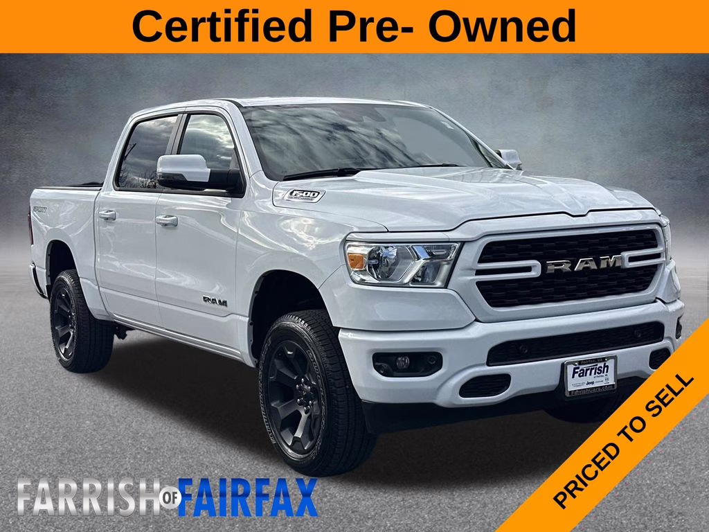 2023 Bright White Clearcoat Ram 1500 Big Horn/Lone Star 4X4 Truck