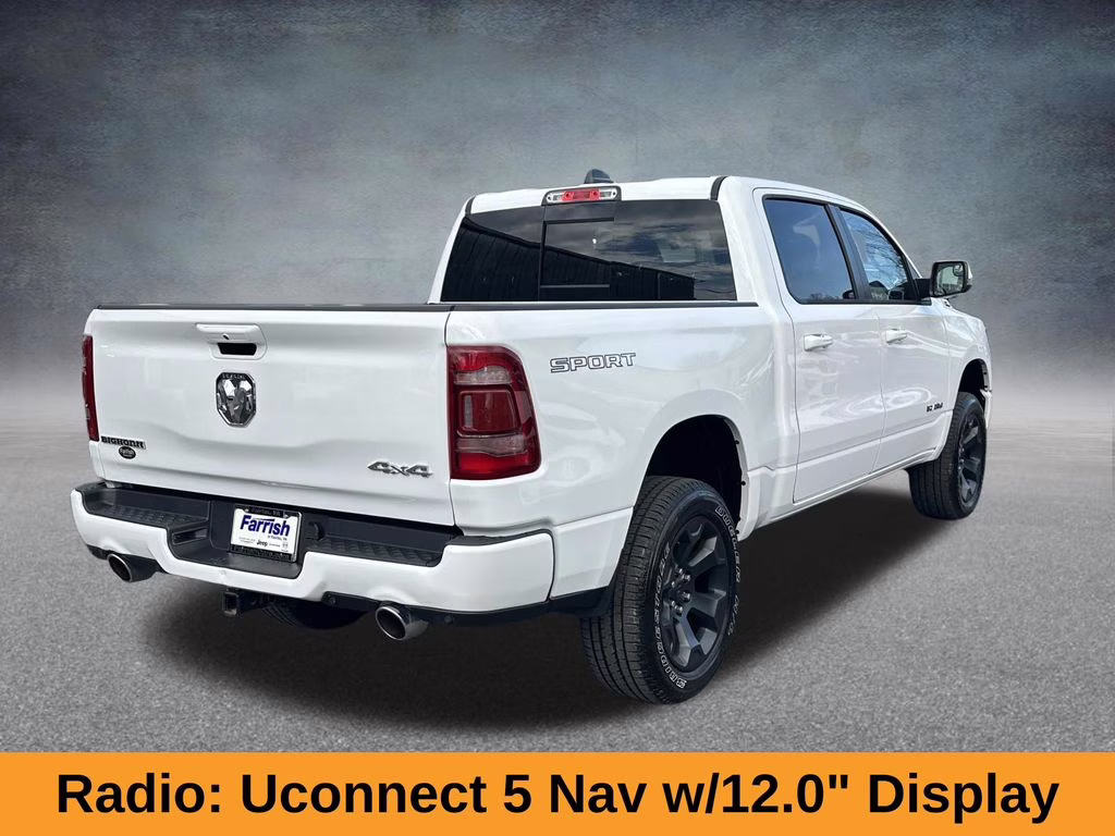 2023 Bright White Clearcoat Ram 1500 Big Horn/Lone Star 4X4 Truck