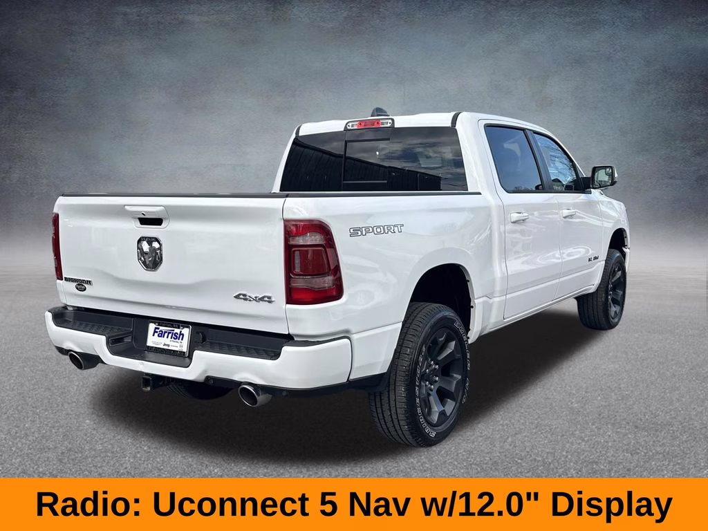 2023 Bright White Clearcoat Ram 1500 Big Horn/Lone Star 4X4 Truck