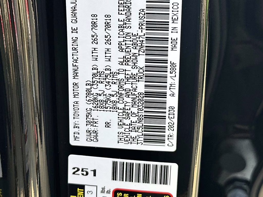 2025 Black Toyota Tacoma Hybrid TRD Pro 4X4 Truck