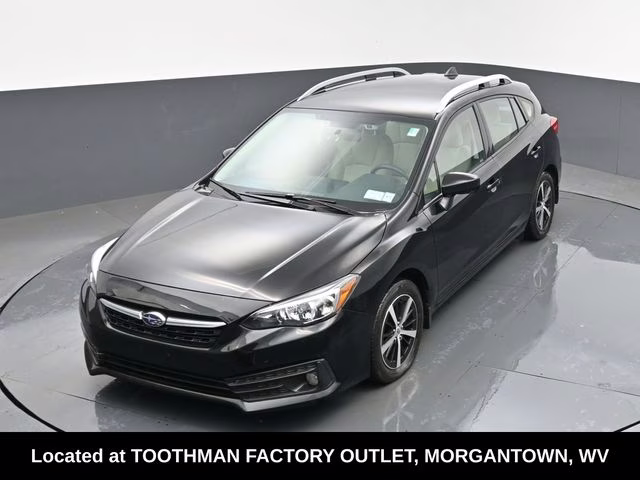 2023 Crystal Black Silica Subaru Impreza Premium AWD Hatchback