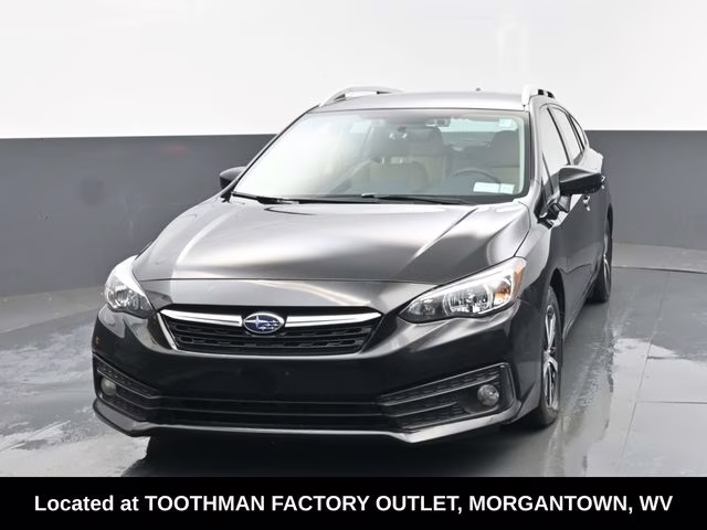 2023 Crystal Black Silica Subaru Impreza Premium AWD Hatchback