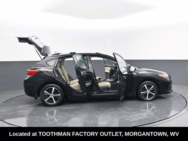 2023 Crystal Black Silica Subaru Impreza Premium AWD Hatchback