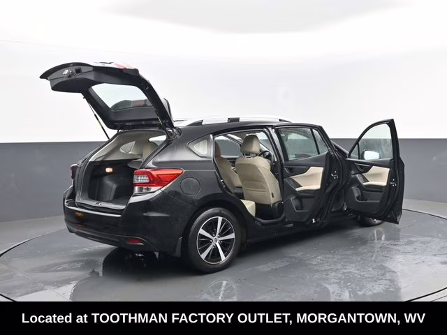 2023 Crystal Black Silica Subaru Impreza Premium AWD Hatchback