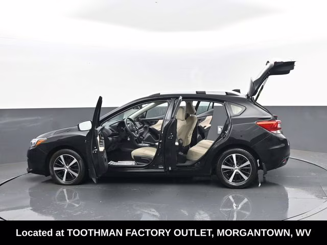 2023 Crystal Black Silica Subaru Impreza Premium AWD Hatchback