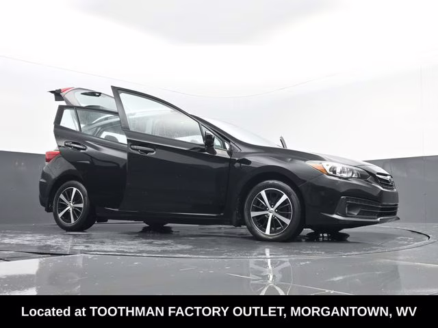2023 Crystal Black Silica Subaru Impreza Premium AWD Hatchback