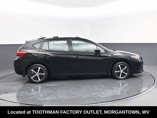 2023 Crystal Black Silica Subaru Impreza Premium AWD Hatchback