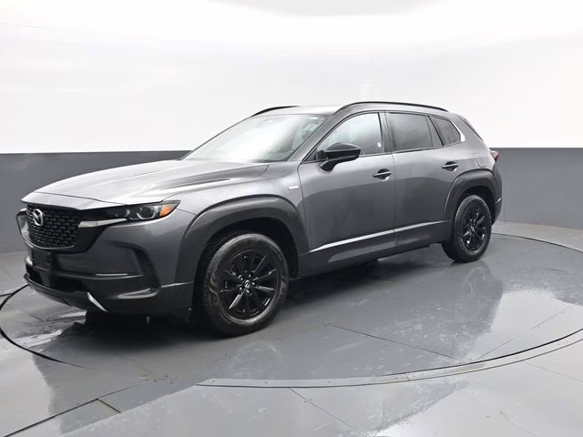 2025 Machine Gray Metallic Mazda CX-50 Hybrid Premium AWD SUV