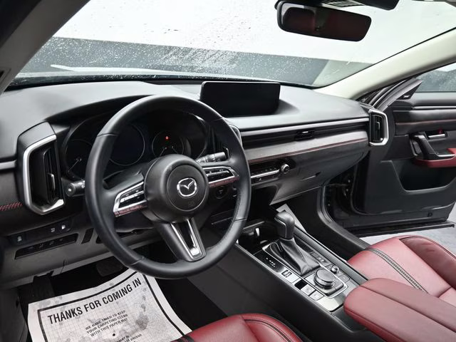 2025 Machine Gray Metallic Mazda CX-50 Hybrid Premium AWD SUV