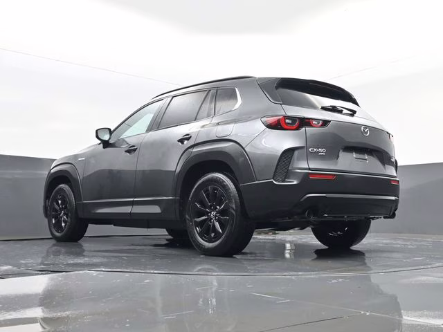 2025 Machine Gray Metallic Mazda CX-50 Hybrid Premium AWD SUV