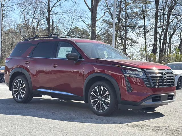 2026 Scarlet Ember Tintcoat Nissan Pathfinder Platinum FWD SUV
