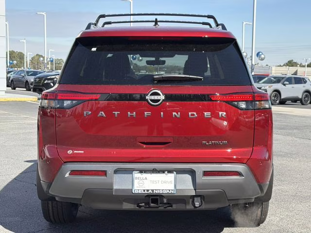 2026 Scarlet Ember Tintcoat Nissan Pathfinder Platinum FWD SUV