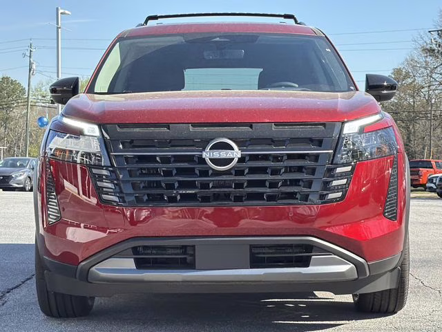 2026 Scarlet Ember Tintcoat Nissan Pathfinder Platinum FWD SUV