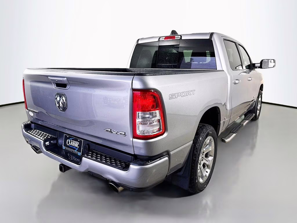 2021 Billet Silver Metallic Clearcoat Ram 1500 Big Horn/Lone Star 4X4 Truck