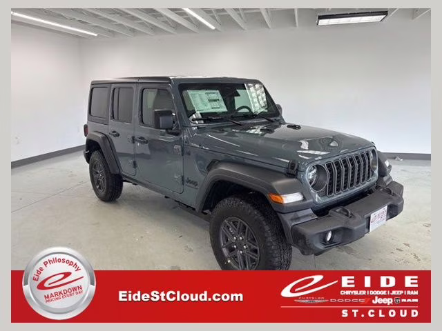 2026 Anvil Clear Coat Jeep Wrangler Sport S 4X4 SUV