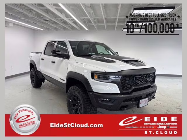 2026 Bright White Clearcoat Ram 1500 RHO 4X4 Truck