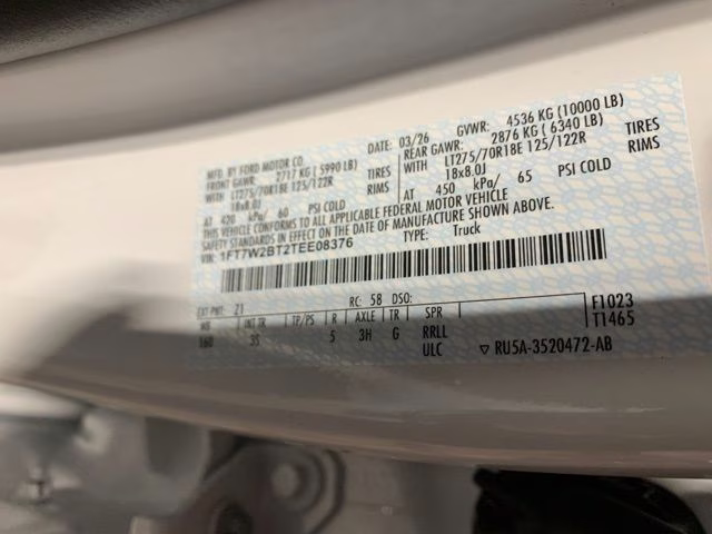 2026 Oxford White Ford Super Duty F-250 SRW XLT 4X4 Truck