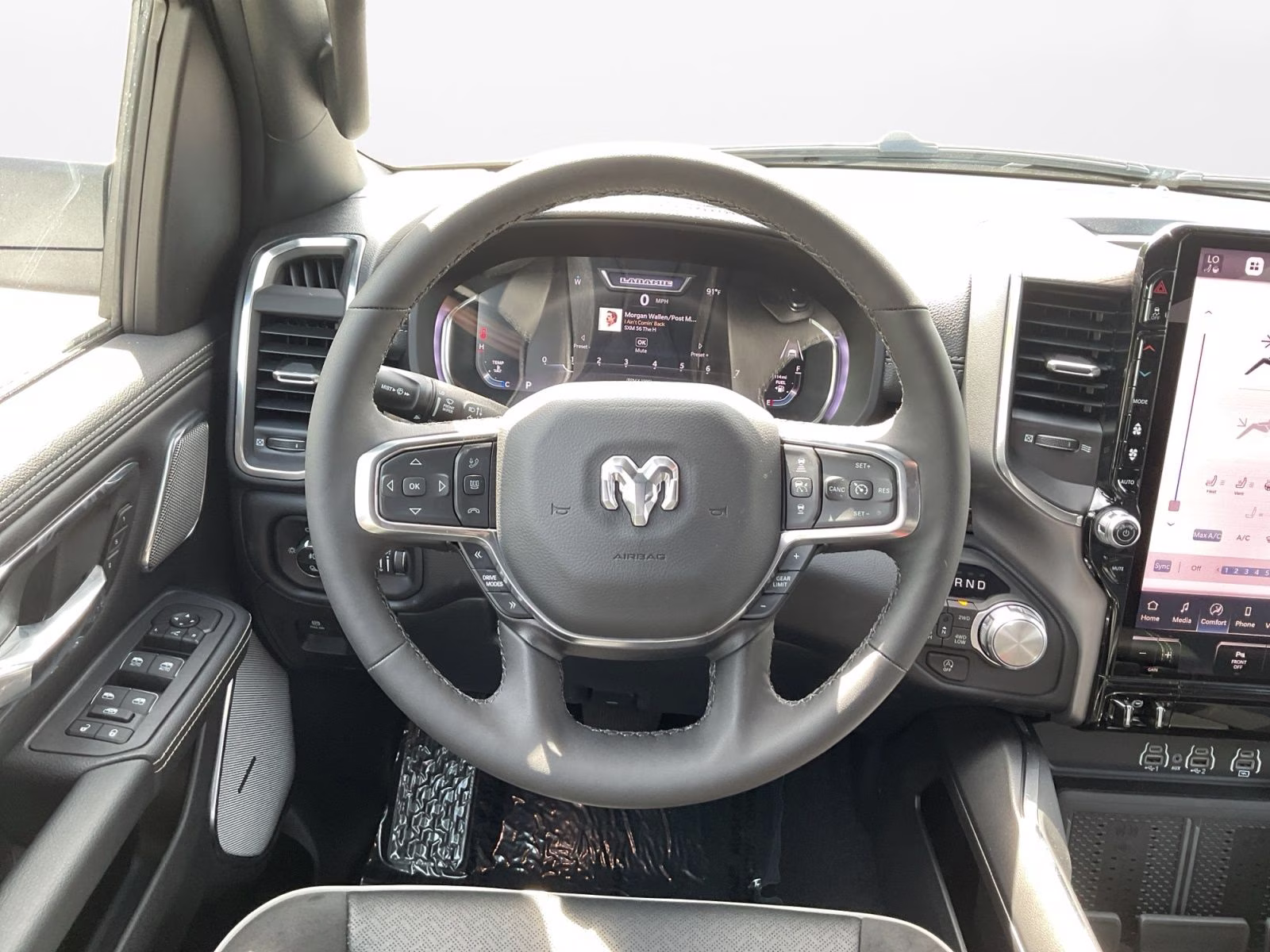 2026 Bright White Clearcoat Ram 1500 Laramie 4X4 Truck