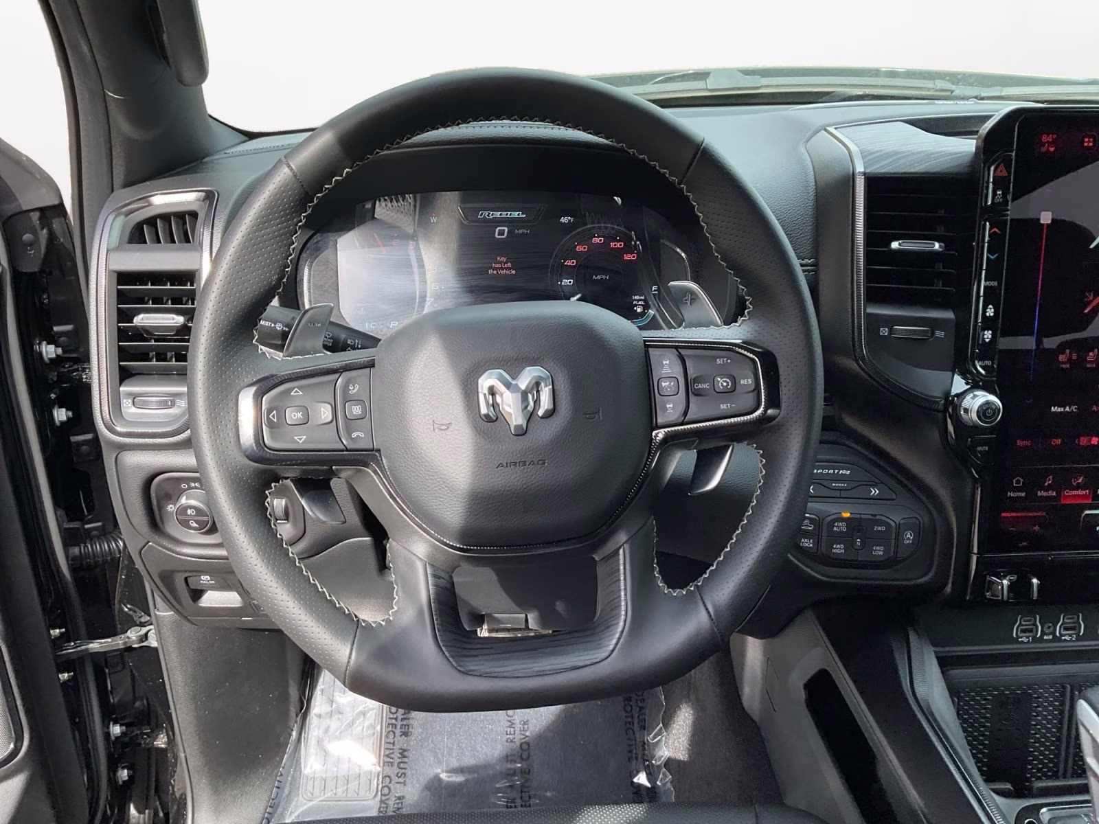 2026 Diamond Black Crystal Pearlcoat Ram 1500 Rebel 4X4 Truck