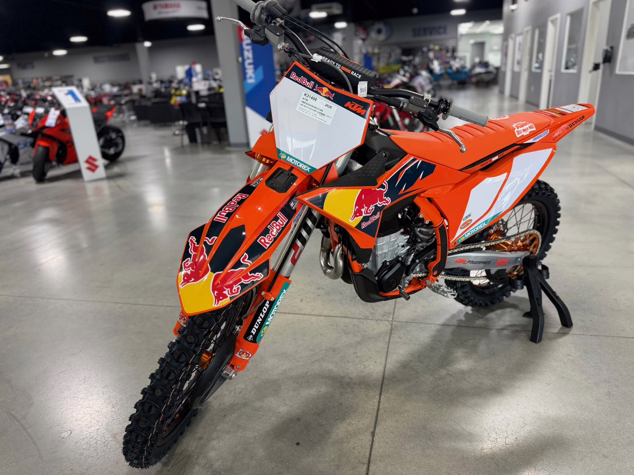 2026 KTM SX-F 450 Factory Edition Motorcycle