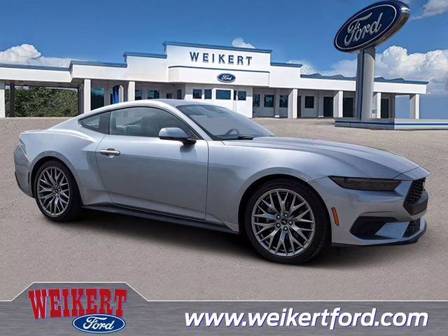 2025 Silver Metallic Ford Mustang EcoBoost Premium RWD Coupe