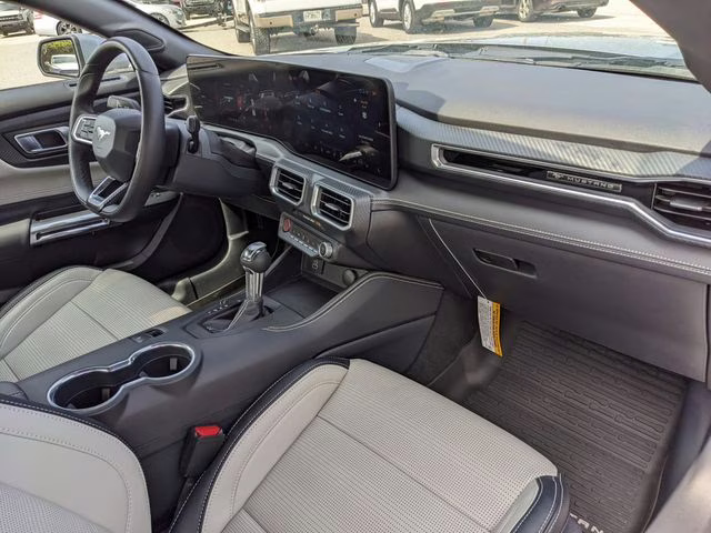 2025 Silver Metallic Ford Mustang EcoBoost Premium RWD Coupe