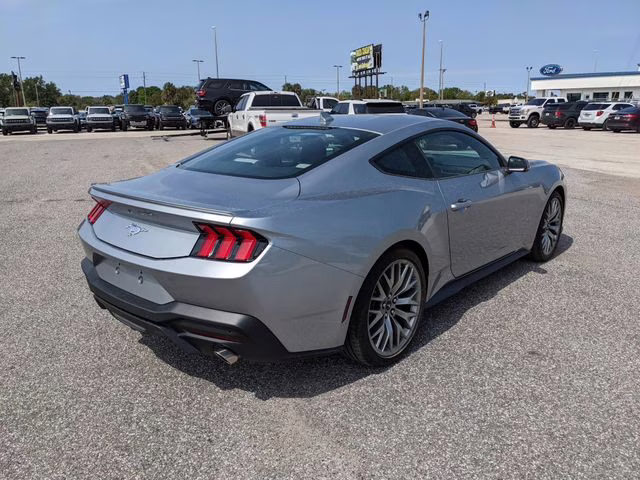 2025 Silver Metallic Ford Mustang EcoBoost Premium RWD Coupe