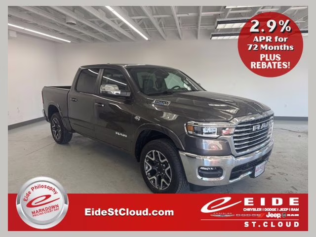 2026 Granite Crystal Metallic Clearcoat Ram 1500 Laramie 4X4 Truck