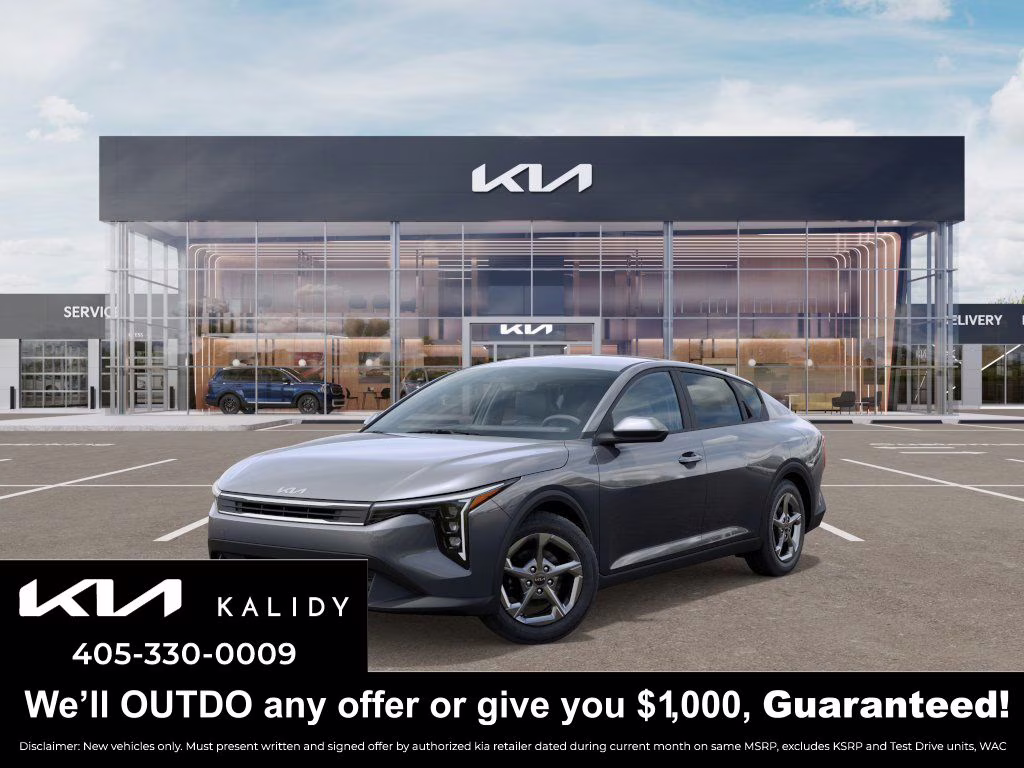 2026 Steel Gray Kia K4 LXS FWD Sedan